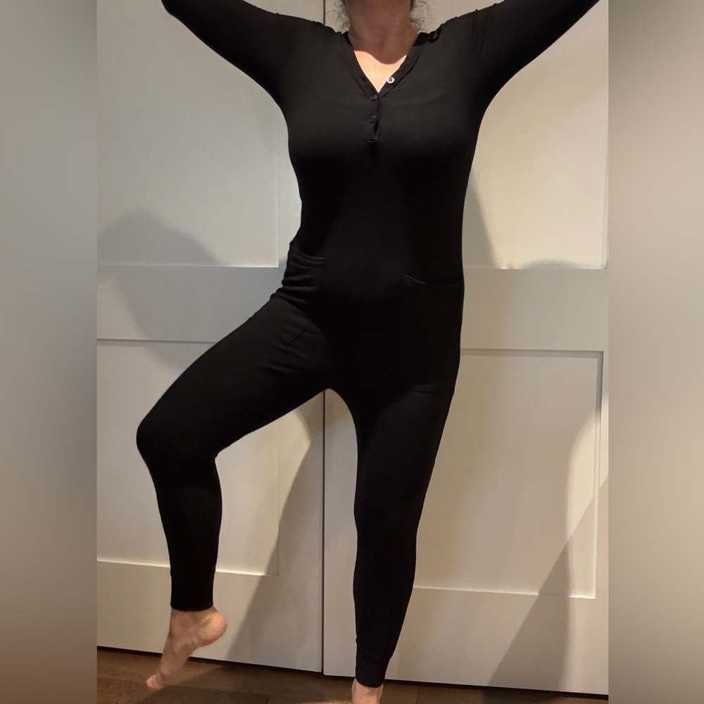 Smash & Tess Black Long Sleeve Romper - Picture 7 of 9